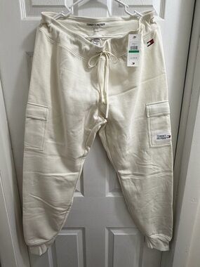 Tommy Hilfiger Off-White Cargo Joggers